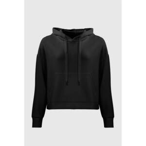 NEW WITHBLACK unisex slalba lightweight hooded sweatshirt in black